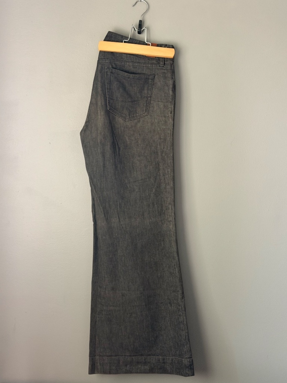 Martin and Osa Striped Denim wide leg jeans